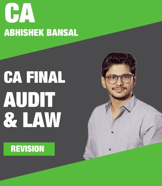 Picture of Combo CA Final Law & Audit, Revision Course by CA Abhishek Bansal - Hindi 
