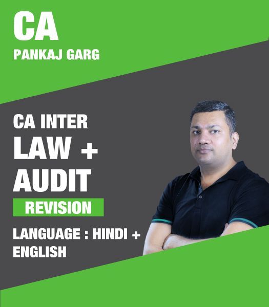 Picture of Combo CA Inter - Law & Audit Full Course by CA Pankaj Garg (Hindi + English