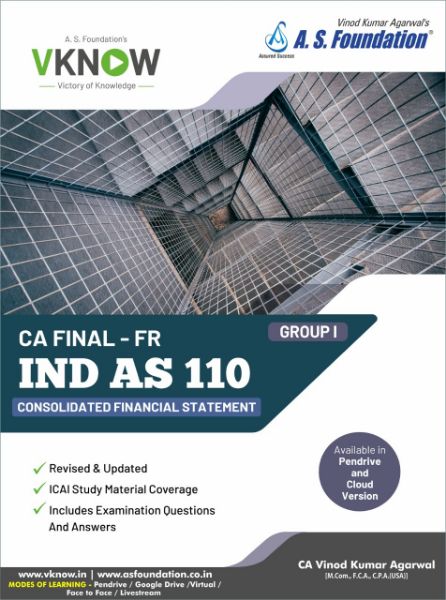 Picture of Book - IND AS - 110 By CA Vinod Kumar Agarwal
