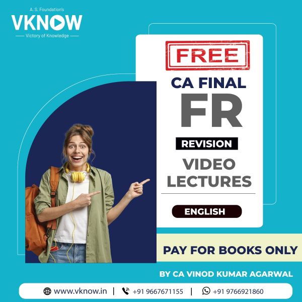 Picture of Book CA Final FR (Revision with Complimentary Video Lectures - English) by CA Vinod Kumar Agarwal