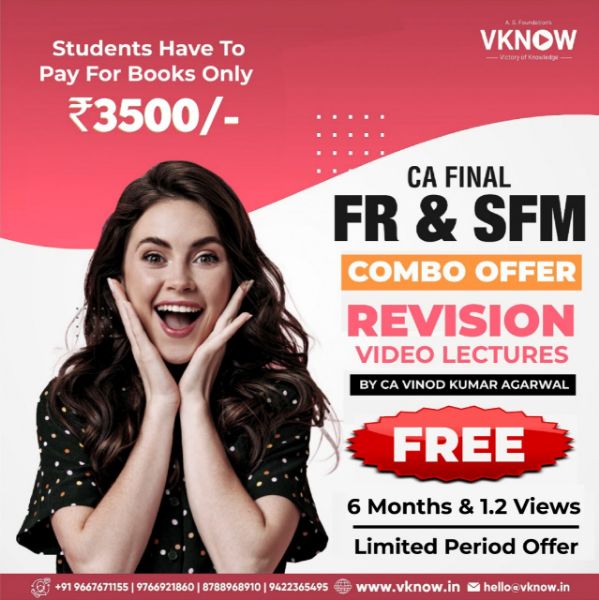 Picture of Combo - Book CA Final FR & SFM (Revision with Complimentary Video Lectures - English) by CA Vinod Kumar Agarwal