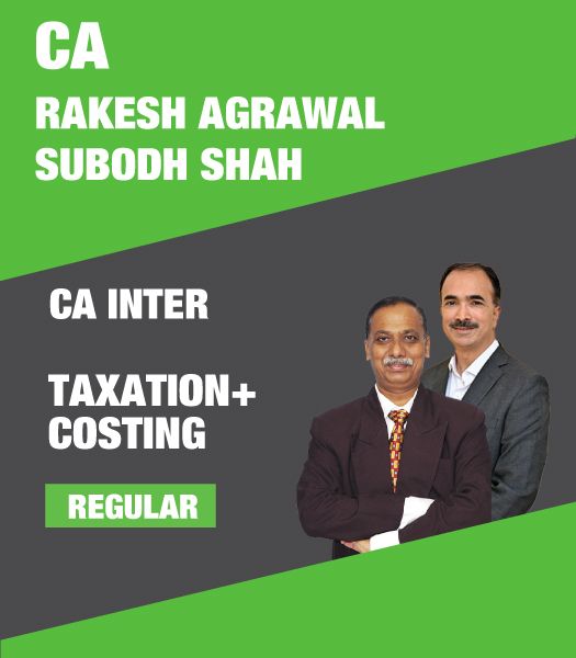 Picture of CA Inter Taxation + Costing, Full Course by  CA Subodh Shah, CA Rakesh Agrawal 