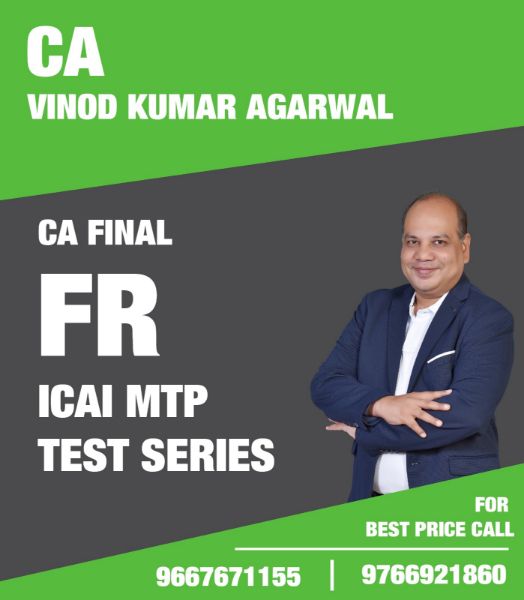 Picture of Test Series for CA Final FR - ICAI MTP 