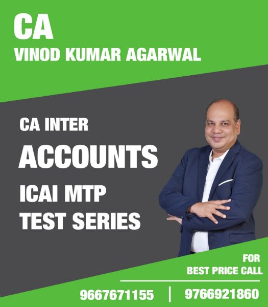 Picture of Test Series for CA Inter Accounts - ICAI MTP 