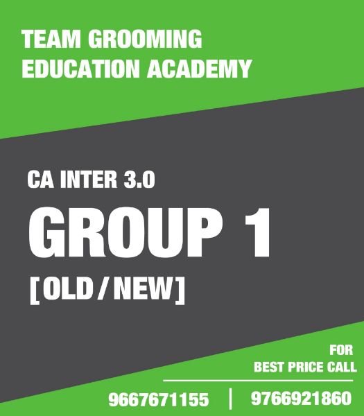 Picture of CA Inter 3.0: Group 1 (All Subjects) [Old/New Scheme]