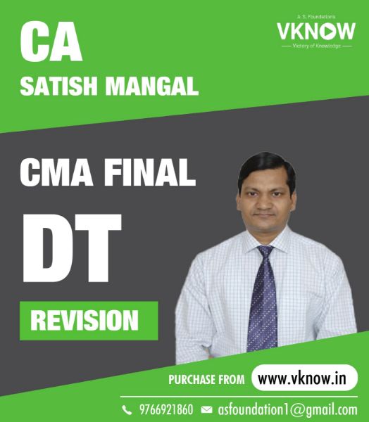 Picture of CMA Final DT Fast Track Course by CA Satish Mangal