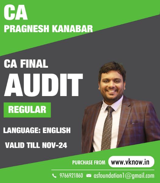 Picture of CA Final Audit - Regular - by CA Pragnesh Kanabar (English)-Nov24
