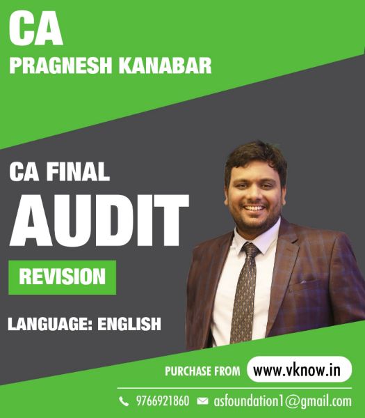 Picture of CA Final Audit - Fast track - by CA Pragnesh Kanabar (English)-Nov23