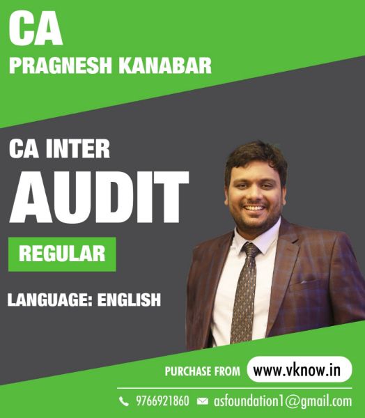 Picture of CA Inter Audit - Regular - by CA Pragnesh Kanabar (English)-Nov23