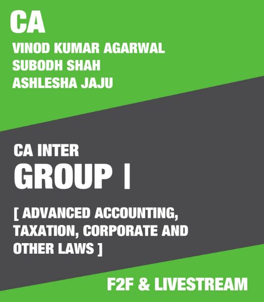 Picture of CA Inter Gr-I F2F and livestream All 3 subjects