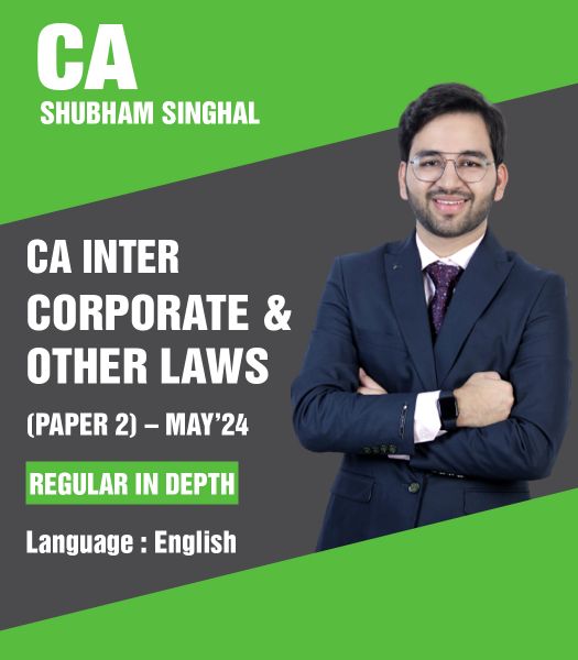 Picture of CA Inter – Corporate & Other Laws Regular In Depth (Paper 2) – MAY’24