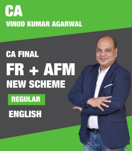 Picture of CA Final FR + AFM Regular New Scheme Lectures V1.0 (English) by CA Vinod Kumar Agarwal