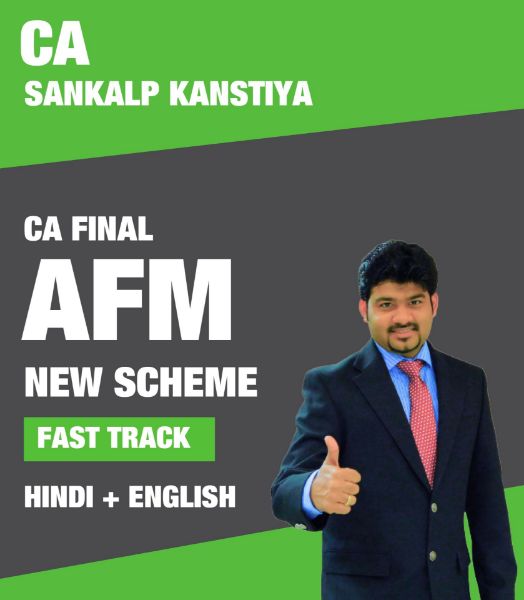 Picture of CA Final AFM Fastrack Batch - FULL ENGLISH