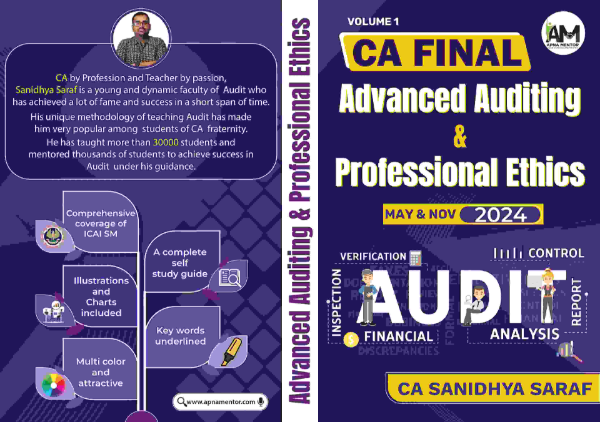 Picture of CA Final Audit  Multi coloured Concept Book