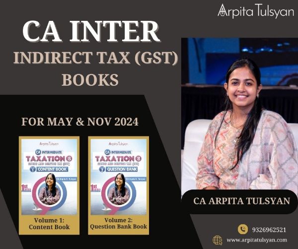 Picture of CA Inter Goods & Service Tax (IDT) BOOK – MAY 2024 & Nov 2024 – 1st EDITION