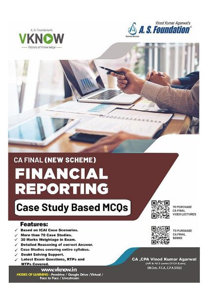 Picture of CA Final (New Scheme) Financial Reporting  'Case study based MCQ '