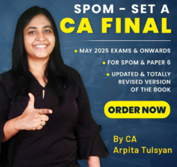Picture of CA Final Law SPOM-Set A- (English) By CA Arpita Tulsyan